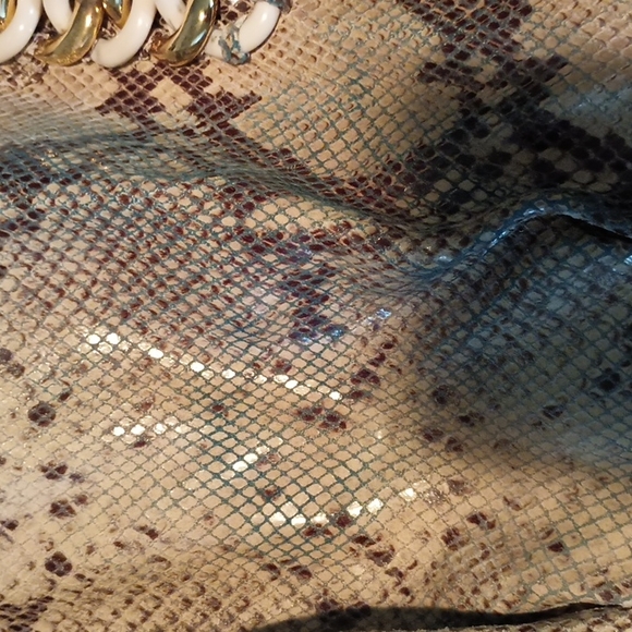 Python Snakeskin Michael Kors hobo bag - Picture 6 of 7